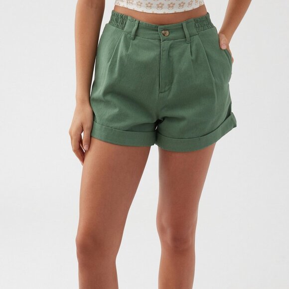 O’Neill Women's Benton High Waist Cotton Twill Shorts Bundle - Picture 3 of 12